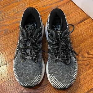 Asics Black and Gray Athletic Shoes